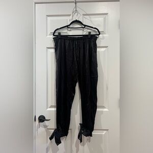 🛑SOLD OUT🛑 280 Silk Roads BY ADRIANA IGLESIAS Esva Pants Black Satin size L